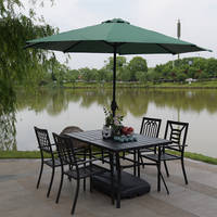 Table de Patio en porte-à-faux géante, Parasol de jardin extérieur, parapluie de cour banane