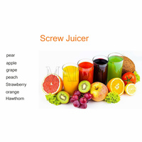 Extracteur de jus automatique professionnel à spirale - Machine à jus de fruits professionnelle - Garantie 1 an - Puissance 2200W pour oranges, citrons, raisins