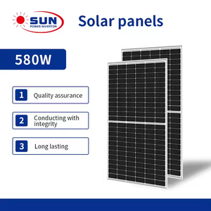 Panneau solaire de 580 watts 144 cellules à moitié coupées avec la technologie PERC Vente en gros en usine - Product Image 3