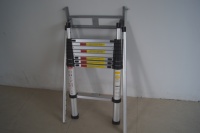 Nouvelle échelle télescopique en aluminium pliable de 3,2 m de hauteur, électrique pour appartement avec charnière