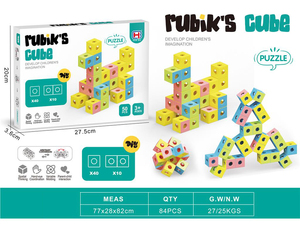 Jouet anti-stress promotionnel, jeux de voyage pour enfants et adultes, puzzle pliable, cube magique de vitesse - Product Image 3