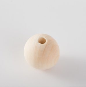 Perline a sfera, 100 pezzo di betulla/acero/loto in legno amichevole, in legno di alta qualità su misura/borsa decorazione personalizzata Logo europa - Product Image 6