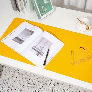 Full Color Custom Logo PU Leather <b>Desk</b> Pad <b>Large</b> Size Anti-scratch Keyboard Laptop Mouse Pad Waterproof Mat Gaming Mouse Pad - Product Image 2