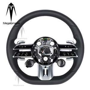 Volant OLED pour Mercedes Benz GLC63 GLC43 GLE43 GLB <span class=keywords><strong>AMG</strong></span> <span class=keywords><strong>CLA35</strong></span> CLA45 S63 G63 G65 GT63 G55 <span class=keywords><strong>AMG</strong></span> Volant en fibre de carbone - Product Image 2