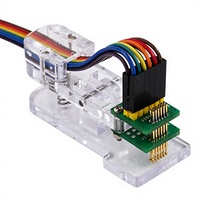 Pinza de prueba para PCB de 1.25mm, accesorio de soporte para programación, espaciado de sondas 3-10P, clip de prueba para descarga de programa