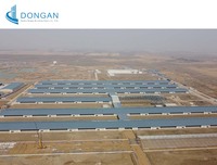 Estructura de Acero de Rápida Construcción para Establos, Diseño Industrial Profesional para Uso Agrícola, Ligera