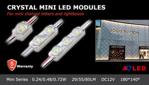 IP66 étanche 12V 0.72W 100LM/W Modules LED 2835 lettres de canal ultra minces à 3 puces - Product Image 6