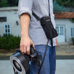 Sac de transport Cb-57 Cb57 Photographie Portable Extérieur R200 Flash Sangles d'épaule Sac pour flash extérieur Ad200 <span class=keywords><strong>Ad200pro</strong></span> - Product Image 3