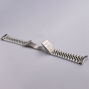 22mm 316L Acier Inoxydable Solide Argent <span class=keywords><strong>Jubilé</strong></span> Remplacement Montre-<span class=keywords><strong>Bracelet</strong></span> <span class=keywords><strong>Bracelet</strong></span> De Luxe Fin Courbé pour <span class=keywords><strong>Seiko</strong></span> <span class=keywords><strong>5</strong></span> SRPD53K1 - Product Image 1