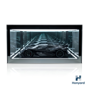 Vitrina Honyard Hexagonal Infinity Abyss Tunnel con Espejo y Luz LED para Figuras de Acción y Coleccionables - Product Image 1