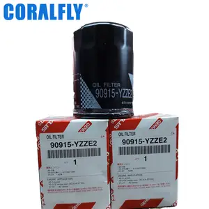 Filtro de aceite OEM 90915-yzze1 90915-yzze2 para filtro de aceite, venta al por mayor, para toyota hilux 90915-yzze1