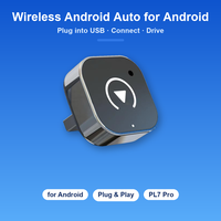Adaptateur sans fil Android Auto CarPlay pour Android, boîte intelligente portable, universel, plug and play, PL7 Pro, Bluetooth, WiFi, autoradio