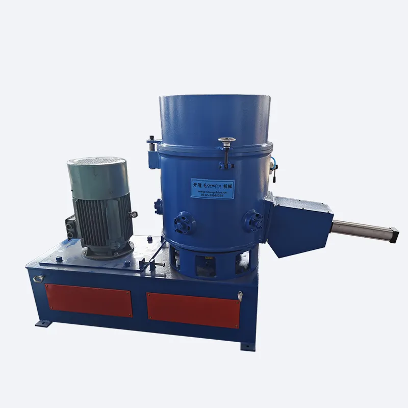Kailong Machines 500L 90KW 300 ~ 350 Kg/u Hdpe Ldpe Pp Pe Films Agglomerator Voor Plastic Recycle