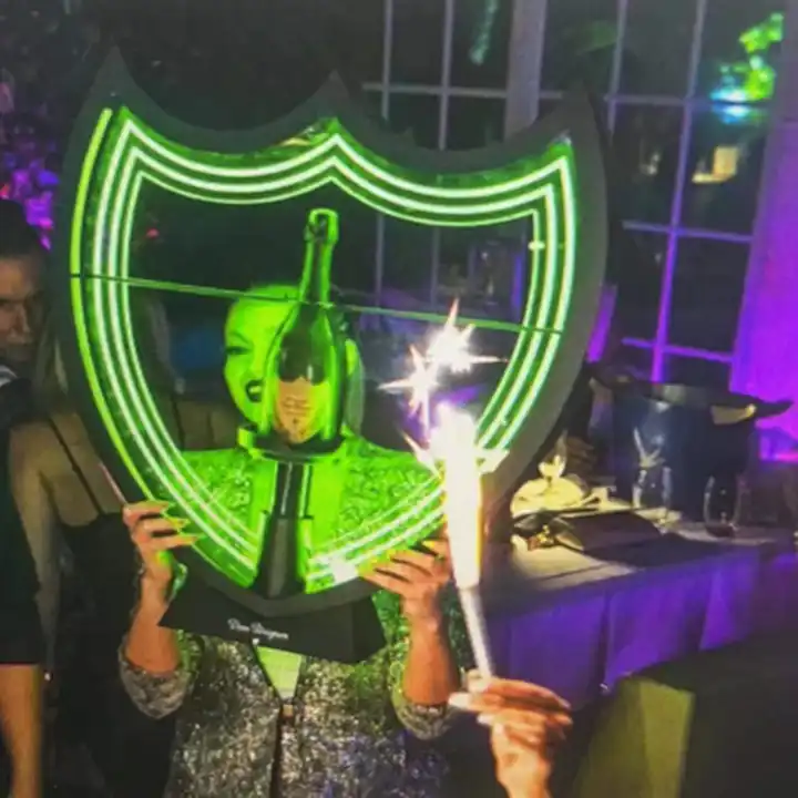 Buy Wholesale United Kingdom Bar Night Clubs Dom Led Perignon Dom Perignon  Brut Champagne Bottle Glorifier Display Service Rack Led Ace Of Spade Vip  Bottle Pre & Dom Perignon Brut Champagne at