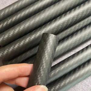 Drapier stangen Bohren von Beschichtung rohren 600mm Unterhaltung Industries tab material <span class=keywords><strong>Cordura</strong></span> Rodtube Black Carbon Fiber Aerials - Product Image 2