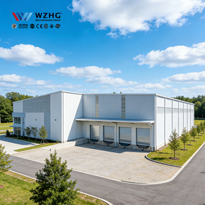 Almacén Industrial Prefabricado de Acero Galvanizado en Caliente Resistente al Viento y Centro Logístico para Uso en Apartamentos y Talleres - Product Image 1