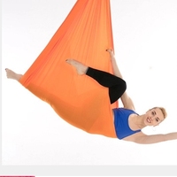 Beste weiche hochfeste bunte Luft seide 5m Anti-Schwerkraft Single Antigra vitation Nylon Fallschirm Yoga Hängematten