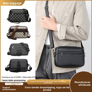 Cross-Border Men's Business Clutch <strong>Bag</strong> Multiple Pockets Waterproof PU Material <strong>Mobile</strong> <strong>Phone</strong> Compatible Single <strong>Shoulder</strong> <strong>Bag</strong> - Product Image 3