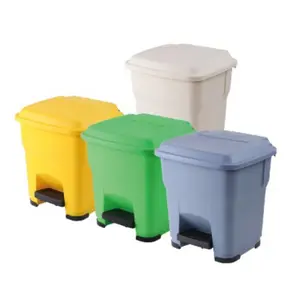 Пластиковый мусорный контейнер для медицинских отходов