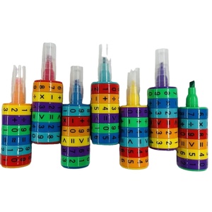 Papelería escolar para jardín de infantes, regalos, nueva educación, números matemáticos, cilindro, aprendizaje, juguete de matemáticas, rotulador resaltador - Product Image 1