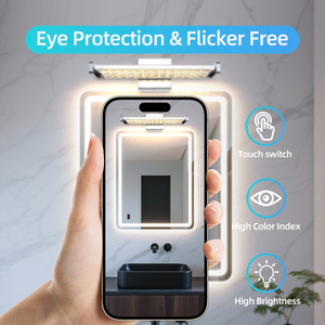 Modern Vanity <b>Lights</b> for Bathroom LED Surface Mounted Wall Lamps Interior Anti-fog Rotatable Bathroom <b>Light</b> Fixture Multi-head - Product Image 2