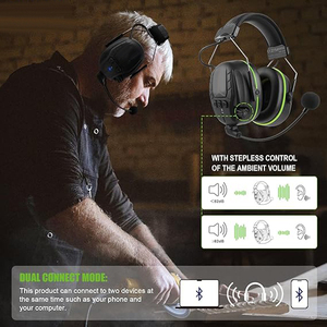 Orejeras de protección <span class=keywords><strong>auditiva</strong></span> <span class=keywords><strong>industrial</strong></span> 32dB Auriculares de seguridad con cancelación de ruido de alta resistencia para protección <span class=keywords><strong>auditiva</strong></span> de taller - Product Image 5