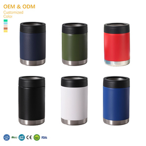 Productos al por Mayor, Aislador <span class=keywords><strong>de</strong></span> Acero Inoxidable con Aislamiento al Vacío para Mantener Frío, Porta <span class=keywords><strong>Latas</strong></span> y Botellas <span class=keywords><strong>de</strong></span> Cerveza <span class=keywords><strong>de</strong></span> 12oz/14oz/16oz - Product Image 1