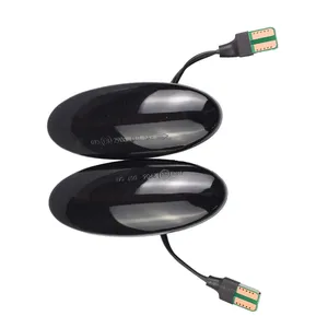 Feux de position latéraux de voiture, clignotants LED dynamiques pour <span class=keywords><strong>Nissan</strong></span> Qashqai J10 X-trail T31 Cube Juke Leaf <span class=keywords><strong>Micra</strong></span> K13 Note E11 NV200 - Product Image 2