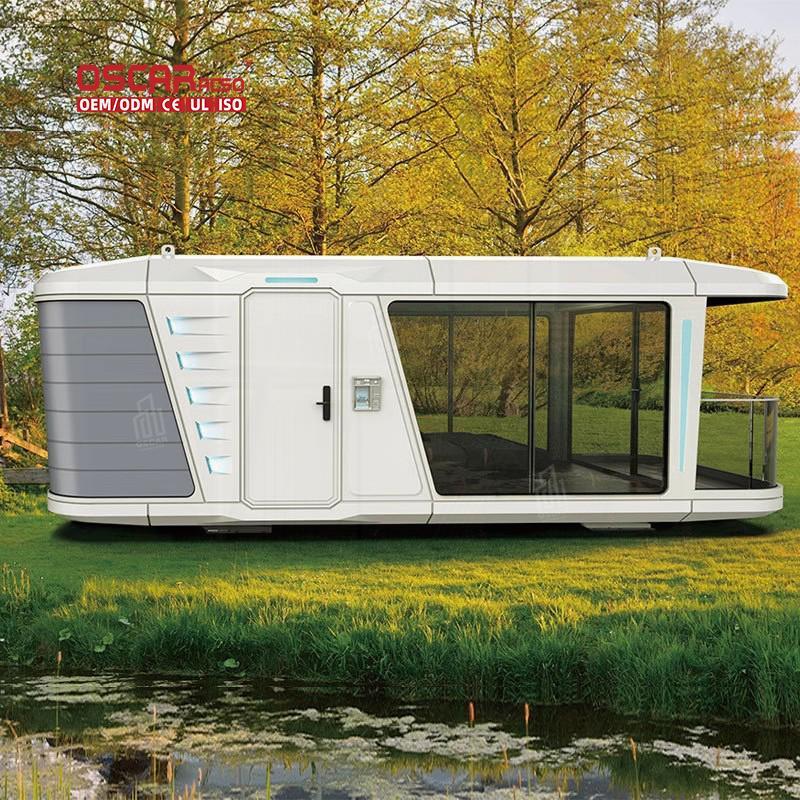 Customizable Prefabricated Houses Aluminum Glass Villa