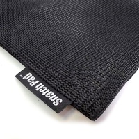 Sac de transport robuste en maille de nylon et polyester noir personnalisé pour outils d'extérieur, sac de golf avec étiquette logo