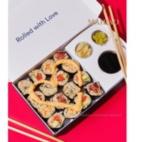 Boîte à lunch en papier de luxe, jetable, fabriquée au Japon, pour sushis, pâtisseries, confiseries, à emporter