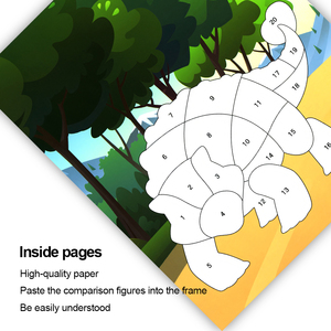 <span class=keywords><strong>Libros</strong></span> para Colorear Personalizados para Niños de 3 Años, Más Vendidos, con Pegatinas, Encuadernación en Espiral, Tapa Blanda, Impresión Offset - Product Image 6