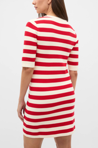 High Street Sweet Casual Texture Solid Knitted <b>Mini</b> Dress with Belt Digital <b>Printing</b> for Spring Autumn Winter Summer - Product Image 3