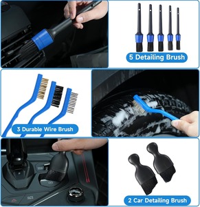 Kit professionnel <span class=keywords><strong>de</strong></span> nettoyage automobile avec tissus microfibres, outil <span class=keywords><strong>de</strong></span> nettoyage <span class=keywords><strong>de</strong></span> pare-brise et boîte <span class=keywords><strong>de</strong></span> rangement, modèle 26032010 - Product Image 4