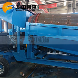 Alüvyon altın kum eleme ekipmanı 10tph 20-30tph 50-100tph altın Trommel ekran altın çamaşır makinesi satılık - Product Image 3
