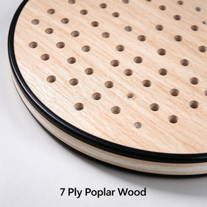 <span class=keywords><strong>Raquette</strong></span> de beach tennis en bois personnalisée en gros, 7 plis de bois de peuplier, 10 mm, légère - Product Image 5