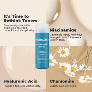 Tonique Liquide pour la Peau à la Niacinamide, à la Vitamine C, à l'Acide Hyaluronique et à la Camomille, Biologique, Vegan, Luxe, Éclaircissant, Hydratant, Apaisant - Product Image 3