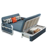Sofá Cama Plegable de Doble Uso, Económico, Individual y Doble, Multifuncional con Almacenamiento