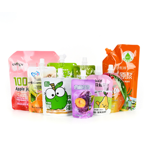 Pochettes souples personnalisées avec bec verseur pour boissons, réutilisables, <span class=keywords><strong>100ml</strong></span>, 250ml, 1000ml – Idéales pour jus et liquides - Product Image 1