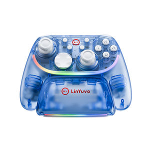 Manette de jeu rechargeable KS55 avec poignée antidérapante et retour de vibration - Product Image 2