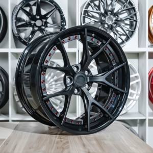 Nouvelles jantes en alliage forgé concaves de luxe noir brillant E88 E90 <span class=keywords><strong>E36</strong></span> 17-19 pouces pour voitures de course 5x112/120 40mm 30mm Garantie 9 ans - Product Image 3