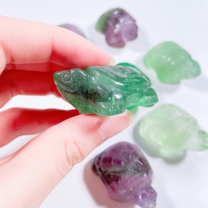 Tortue en cristal naturel, modèle de tortue en <span class=keywords><strong>fluorite</strong></span>, sculptée, petite tortue pour <span class=keywords><strong>la</strong></span> décoration de <span class=keywords><strong>la</strong></span> maison, 1 pouce, g - Product Image 4