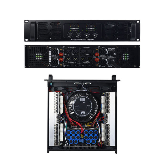 New Upgraded 600W Multi-Channel High Power Professional Audio Amplifier for Stage Live Performance and DJ Sound System Equipment