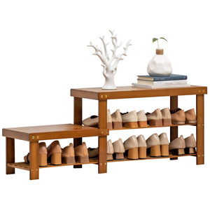 Entryway <b>shoe</b> bench, multi-tiered <b>shoe</b> rack stool, <b>shoe</b> changing and <b>storage</b> combined with sofa stool, <b>shoe</b> cabinet, simple - Product Image 5