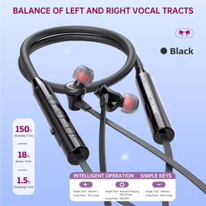 Tai Nghe Không Dây Thông Minh, Tai Nghe Blutooths Có Mic Giảm Tiếng Ồn, Tai Nghe Âm Thanh Nổi, Vòng Đeo Cổ - Product Image 6