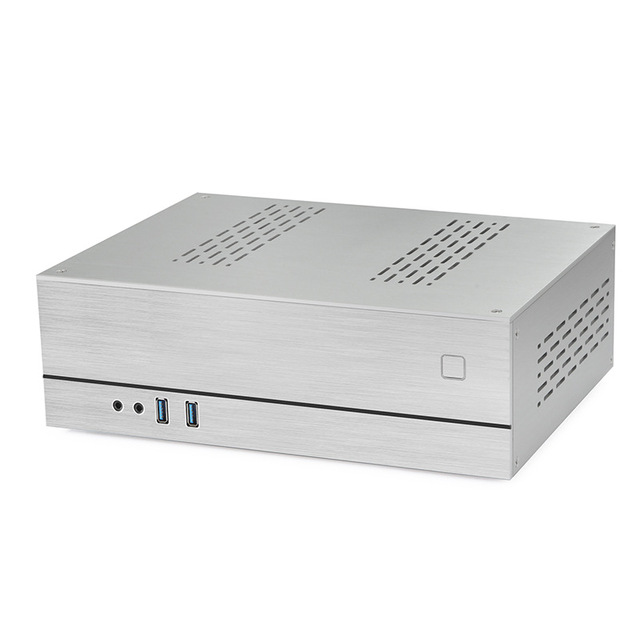 Customized White Black Aluminum Office Mini Itx PC Case Small HTPC Computer Cases USB 3.0