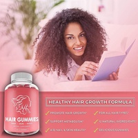 Best verkochte private label vegan haar groeivitamines in blikjes, gummies voor alle haartypes, sterke haar- en nagelgroei, huidverzorging