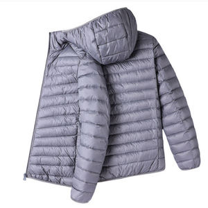 Chaqueta de Invierno para Hombre, Ligera, Corta, Informal, de Algodón, Ajustada, Portátil y Cálida, con Capucha - Product Image 5