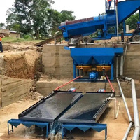 1 Tonne/Stunde Kleiner Kanalstahl 6S-4500 Schütteltisch Goldschwerkrafttrennung Vibrationstisch Hersteller