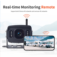 Caméra de recul sans fil 4G pour camion, enregistreur de conduite 24h/24 avec surveillance par télécommande GPS, vision nocturne infrarouge, étanche IP68